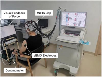 Upper limb motor assessment for stroke with force, muscle activation and interhemispheric balance indices based on sEMG and fNIRS